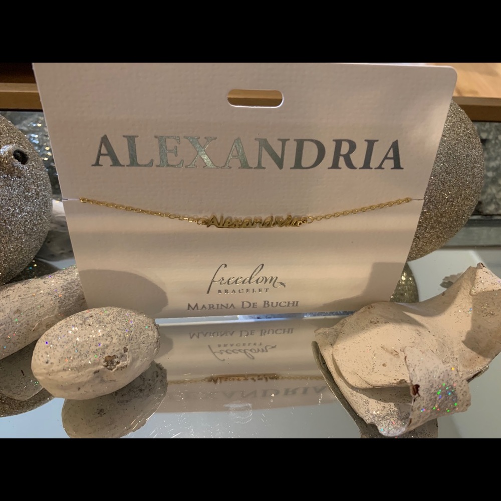 Personalize name bracelet